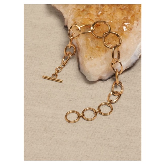 Banana Republic Aureus + Argent Brass Link Bracelet - Picture 1 of 4